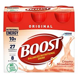 Boost Original Strawberry Oral Supplement, 8 oz. Bottle