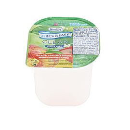 Thick & Easy Sugar Free Nectar Consistency Peach Mango Thickened Beverage 4 oz. Cup