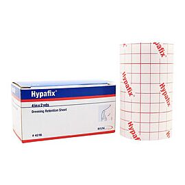 Hypafix Dressing Retention Tape with Liner, Stretchable Non-Woven Polyester