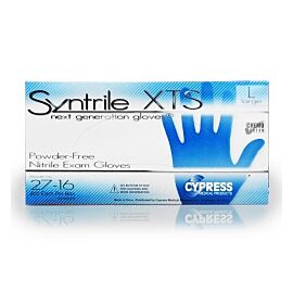 Syntrile XTS Nitrile Standard Cuff Length Exam Glove, Large, Blue