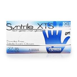 Syntrile XTS Nitrile Standard Cuff Length Exam Glove, Extra Large, Blue