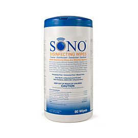 Sono Ultrasound Disinfecting Wipes - Canister, 7 in x 8 in