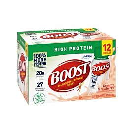 Boost High Protein Strawberry Oral Supplement, 8 oz. Bottle