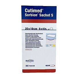 Cutimed Sorbion Sachet S Cellulose Wound Dressing 4 X 8'' Sterile 10 per Box