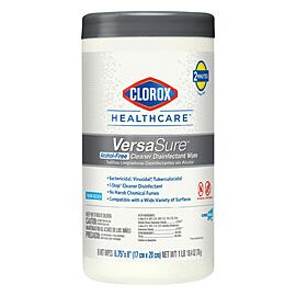 Clorox Healthcare VersaSure Surface Disinfectant Cleaner 85 Count Canister 6-3/4 X 8 Inch