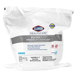 Clorox Healthcare VersaSure Cleaner Disinfectant Wipes, Refill Pouch