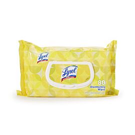 Lysol Disinfecting Wipes, Lemon Lime Blossom Scent - Soft Pack