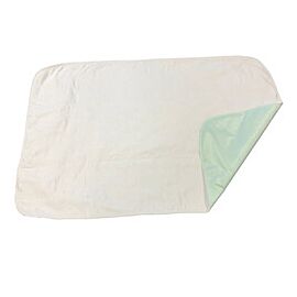 Beck's Classic Underpad, Moderate Absorbency - Reusable, Cotton/Poly/Rayon, Green