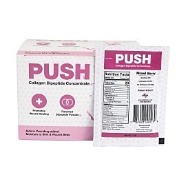 PUSH Collagen Dipeptide Concentrate Mixed Berry Oral Supplement, 7.4 Gram Individual Packet, 180 per Case