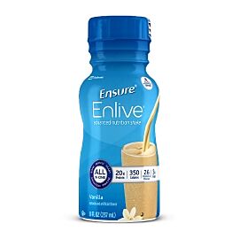 Ensure Enlive Advanced Nutrition Shake Vanilla Oral Supplement, 8 oz. Bottle