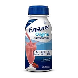 Ensure Original Shake Strawberry Oral Supplement, 8 oz. Bottle