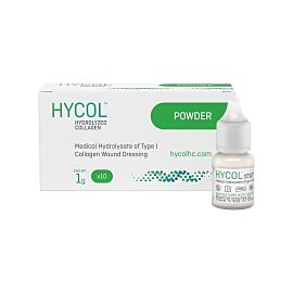 Hycol Collagen Powder Dressing, 10-Gram Bottle, 10 per Box