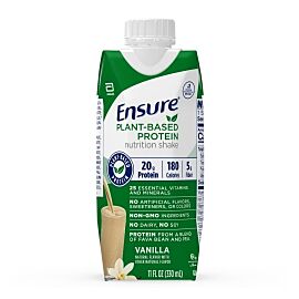 Ensure Plant Based Protein Nutrition Shake Vanilla Oral Protein Supplement, 11 oz. Carton