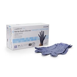 McKesson Confiderm LDC Exam Glove, Extra Large, Blue