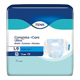 TENA Complete + Care Ultra Disposable Diaper Brief, Ultra, Large
