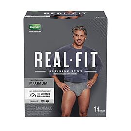 Depend Real Fit Men's Incontinence Underwear, Maximum Absorbency
