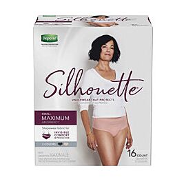 Depend Silhouette Incontinence Underwear for Women, Maximum Absorbency - Shapewear Fabric
