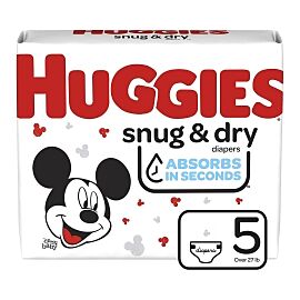Huggies Snug & Dry Diaper, Size 5, 22 per Package