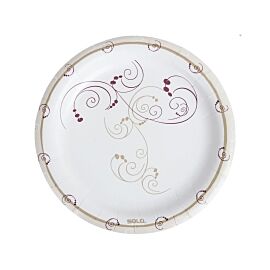 Bare Coated Paper Plate, 8-1/2 Inch Diameter
