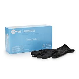 Touch of Life Nitrile Exam Glove, Large, Black
