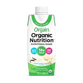 Orgain Organic Nutrition Vanilla Oral Supplement, 11 oz. Carton