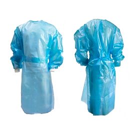 McKesson Full Back Chemotheray Procedure Gown, Large
