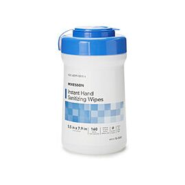 McKesson Hand Sanitizing Wipes with Canister - 5.5 in x 7.9 in