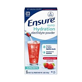 Ensure Rapid Hydration Electrolyte Strawberry Flavor Oral Supplement, 0.7 oz. Individual Packet