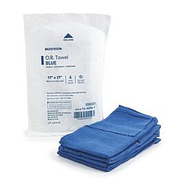 McKesson O.R. Towels, Sterile - Disposable, 17 in x 27 in, 4 per pack