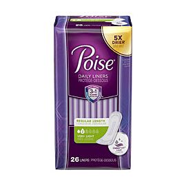 Poise Bladder Control Liners for Women, Very Light Absorbency - Disposable