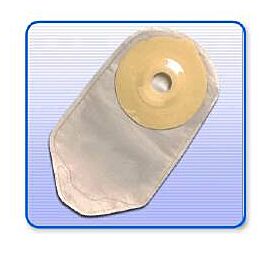 Securi-T One-Piece Drainable Transparent Urostomy Pouch, 10 Inch Length, 1-1/8 Inch Stoma