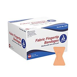 Dynarex Adhesive Bandages for Fingers, Flexible Fabric