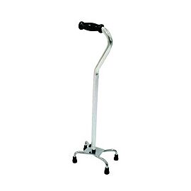 drive Quad Cane, Small Base - Aluminum, Lightweight, Strong, 500 lbs Capacity, 30 in to 29 in Height