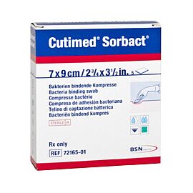 Cutimed Sorbact Gauze Dressing, Non-Stick Pad for Wounds