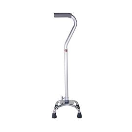 Carex Offset Cane, Aluminum, 28 to 37 Inch Height, Silver
