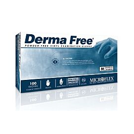 Derma Free Exam Glove, Medium, Clear
