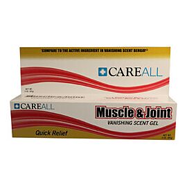 CareAll Muscle and Joint Pain Relief Menthol 3 oz. Tube 2.5% Strength