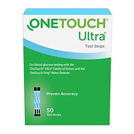 OneTouch Ultra Blue Glucose Test Strips 50 Strips per Box