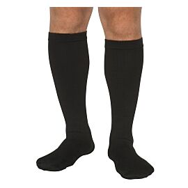 QCS Diabetic Compression Knee-High Socks, Medium, Black