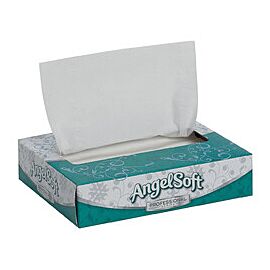 Angel Soft Professional Series 2-Ply Facial Tissue 5.6 x 7.2" 50 Count per Flat Box
