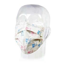 Precept Medical Products Pediatric Procedure Mask, Cats Print