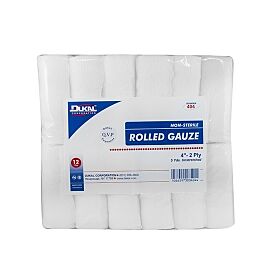 Dukal NonSterile Conforming Bandage, 4 Inch x 5 Yard