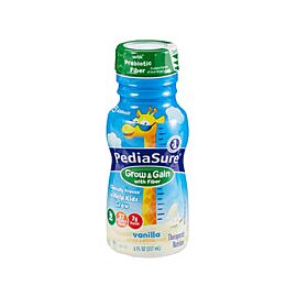 PediaSure Grow & Gain with Fiber Pediatric Oral Supplement Vanilla 8 oz Bottle