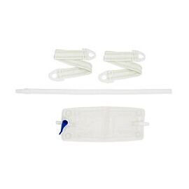 Hollister Urinary Leg Bag Kit with Anti-Reflux Valve and Leg Straps - Sterile, 540 mL