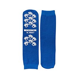 McKesson Terries Slipper Socks, Single Imprint - Skid-Resistant Tread Sole