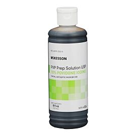 McKesson Microbicide Antiseptic PVP Scrub Solution, 8 oz. Bottle