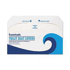 Boardwalk Toilet Seat Covers - Half Fold, White
