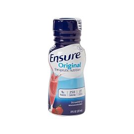 Ensure Original Therapeutic Nutrition Shake Strawberry Oral Supplement, 8 oz. Bottle