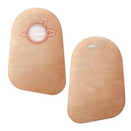 New Image Two-Piece Closed End Beige Filtered Ostomy Pouch, 9 Inch Length, 1¾ Inch Flange