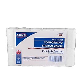 Dukal NonSterile Conforming Bandage, 2 Inch x 4-1/10 Yard